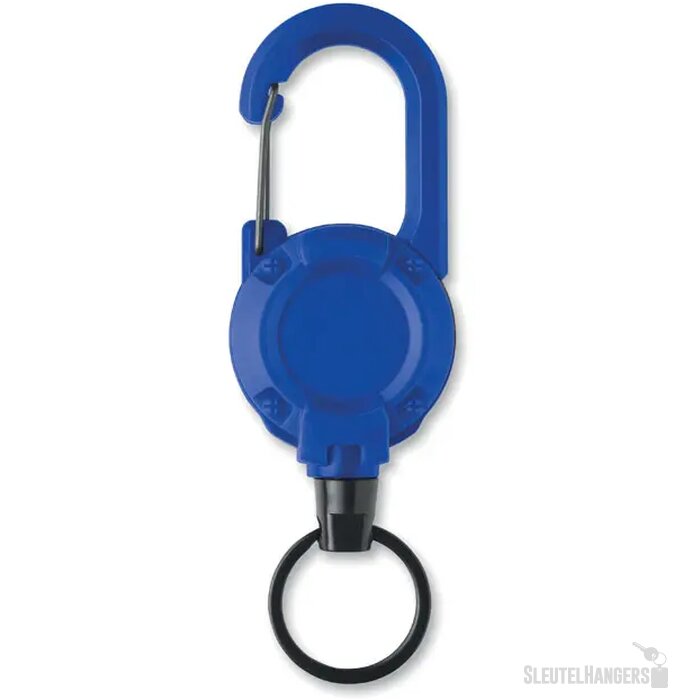 Uittrekbare badgehouder in abs Stiba royal blauw