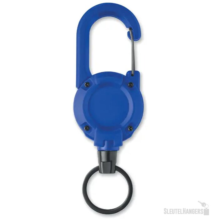 Uittrekbare badgehouder in abs Stiba royal blauw