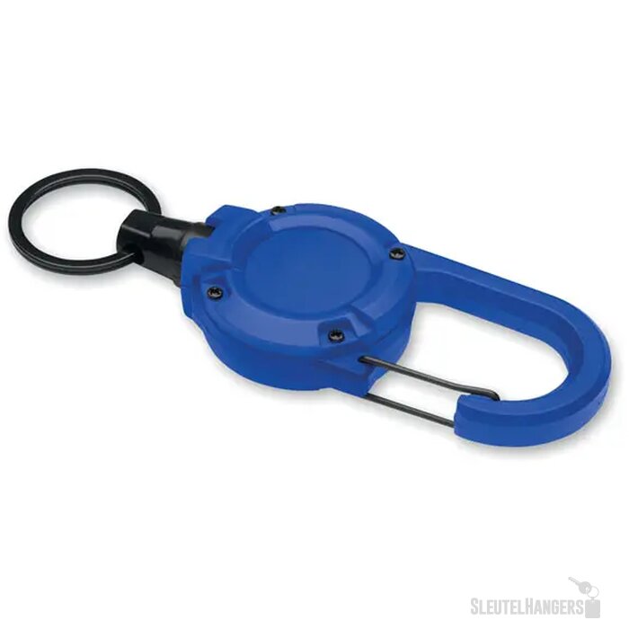 Uittrekbare badgehouder in abs Stiba royal blauw