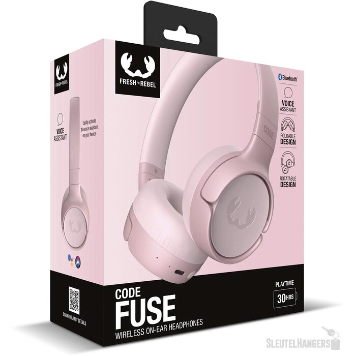3HP1100 I Fresh 'n Rebel Code Fuse Draadloze on-ear koptelefoon roze