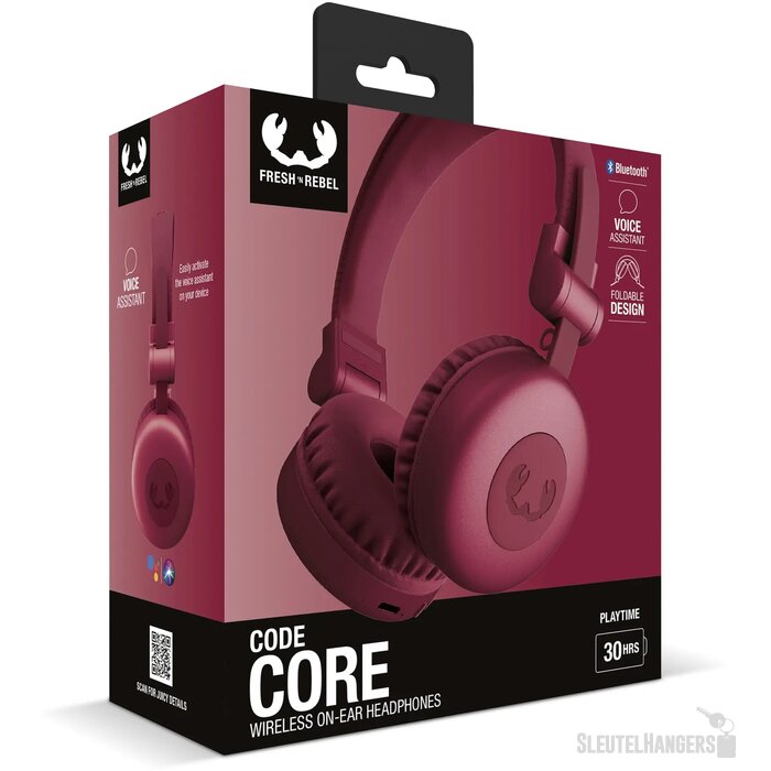 3HP1000 I Fresh 'n Rebel Code Core Draadloze on-ear koptelefoon rood