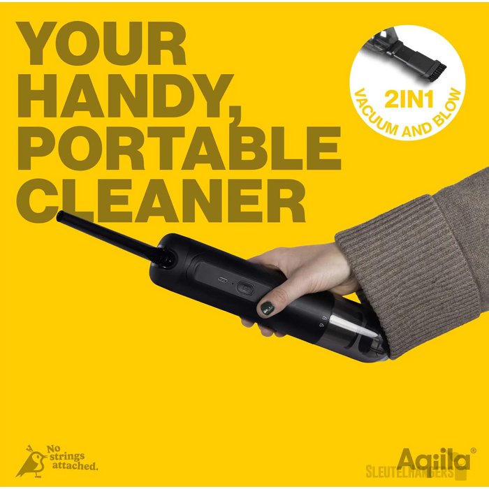 Aqiila Airbird VB1 mini stofzuiger en blazer zwart