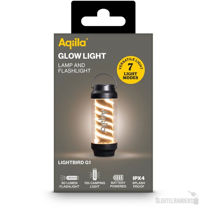 Aqiila Lightbird G1 Camping lamp en Zaklamp zwart