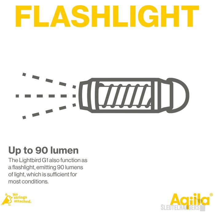 Aqiila Lightbird G1 Camping lamp en Zaklamp zwart