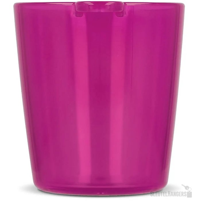 Festival shotglaasje with lanyard transparant / roze