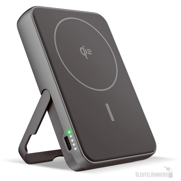 Fresh 'n Rebel Draadloze Powerbank 10000mAh Geschikt voor MagSafe donker grijs