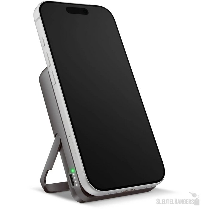 Fresh 'n Rebel Draadloze Powerbank 10000mAh Geschikt voor MagSafe donker grijs
