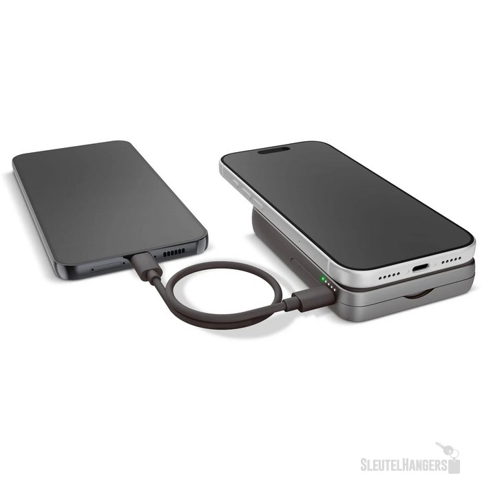 Fresh 'n Rebel Draadloze Powerbank 10000mAh Geschikt voor MagSafe donker grijs