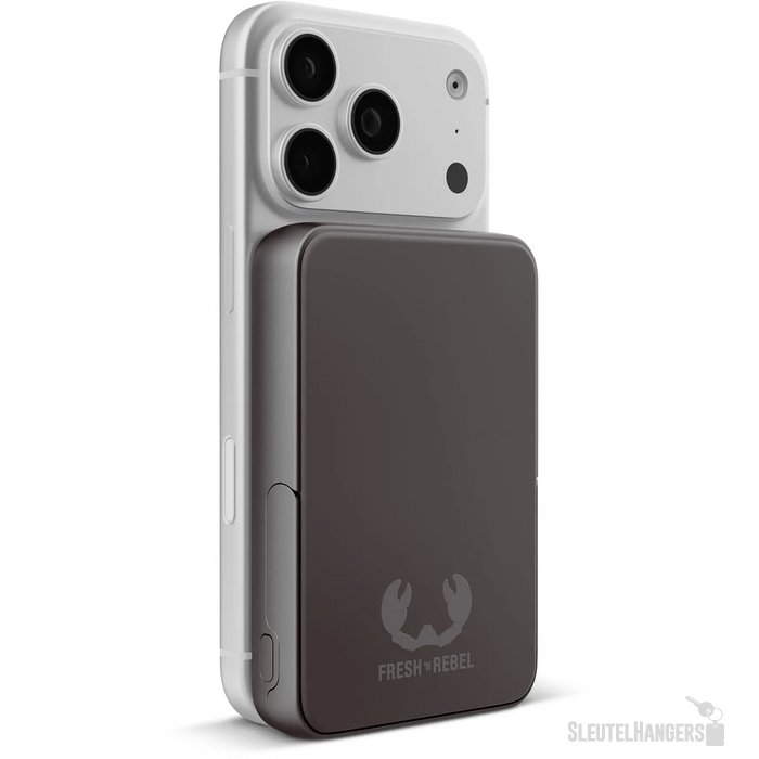 Fresh 'n Rebel Draadloze Powerbank 10000mAh Geschikt voor MagSafe donker grijs