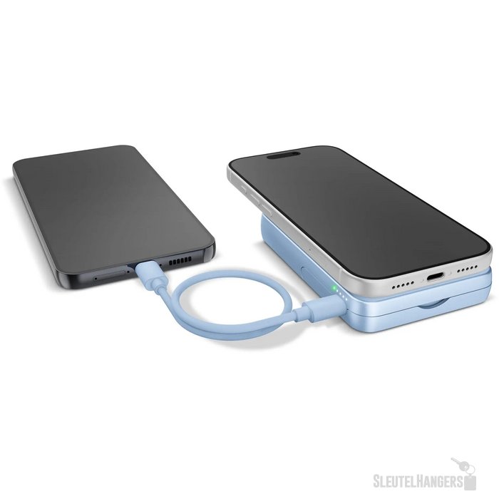 Fresh 'n Rebel Draadloze Powerbank 10000mAh Geschikt voor MagSafe lichtblauw