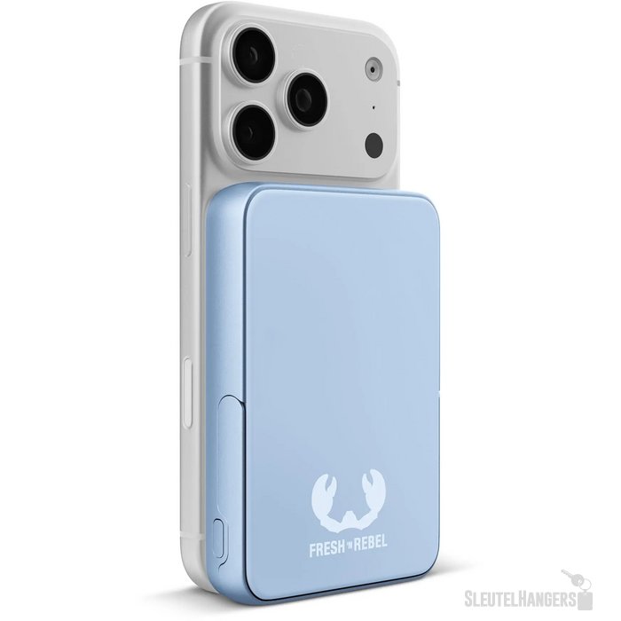 Fresh 'n Rebel Draadloze Powerbank 10000mAh Geschikt voor MagSafe lichtblauw
