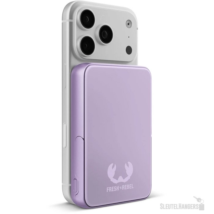 Fresh 'n Rebel Draadloze Powerbank 10000mAh Geschikt voor MagSafe lila