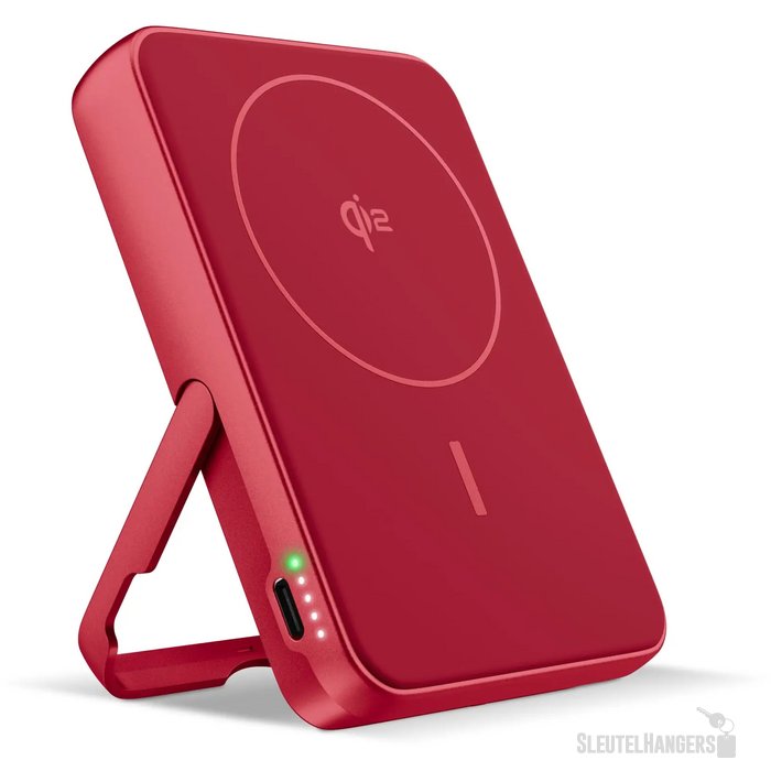 Fresh 'n Rebel Draadloze Powerbank 10000mAh Geschikt voor MagSafe rood