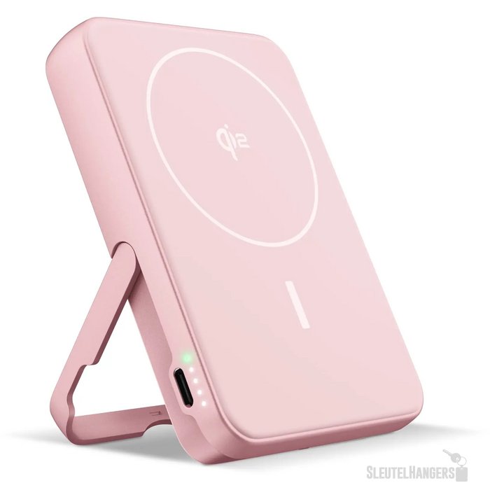 Fresh 'n Rebel Draadloze Powerbank 10000mAh Geschikt voor MagSafe roze