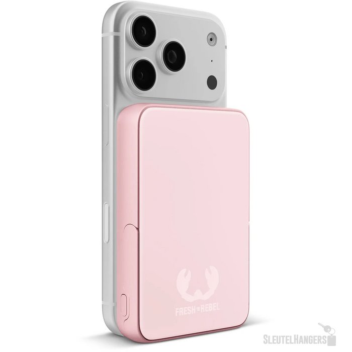 Fresh 'n Rebel Draadloze Powerbank 10000mAh Geschikt voor MagSafe roze