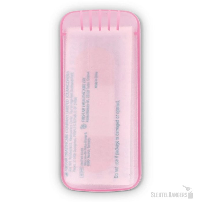 Pleistersdoosje met 5 PE-pleisters Roze