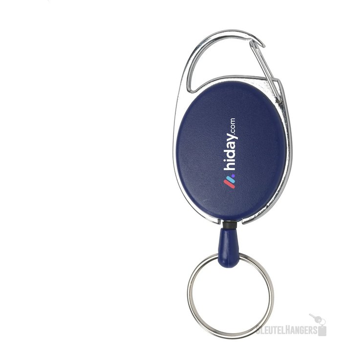 Aspen Rollerclip Keychain Blauw