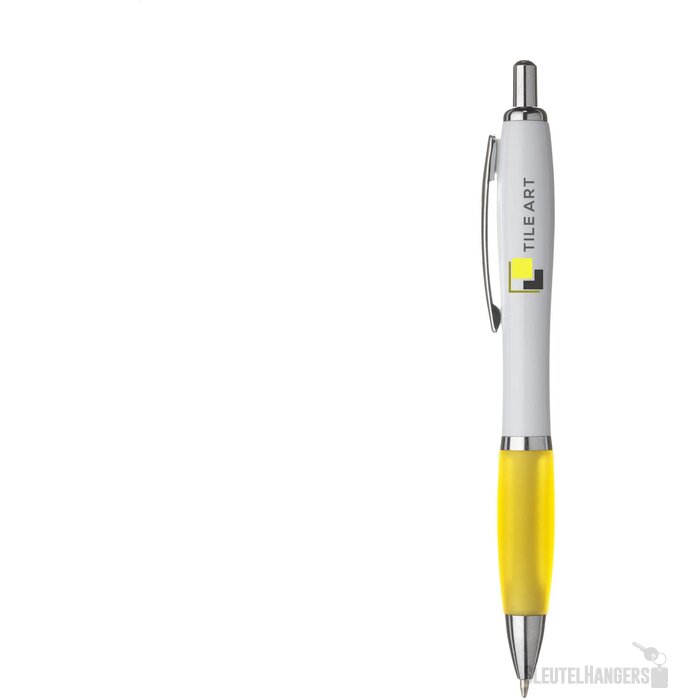 Athos White Pennen Geel