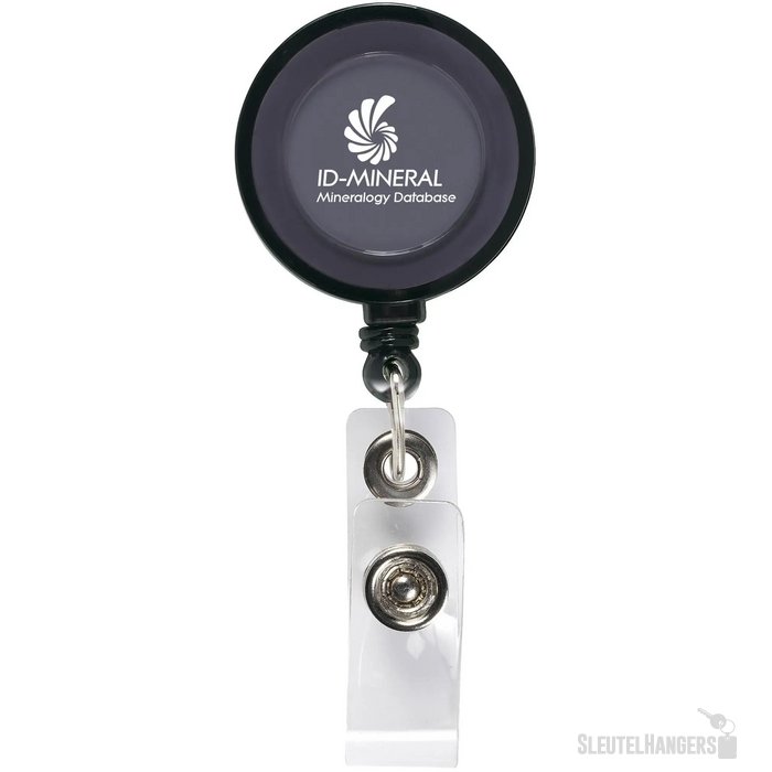 Badgeclip Badgehouder Transparant Zwart