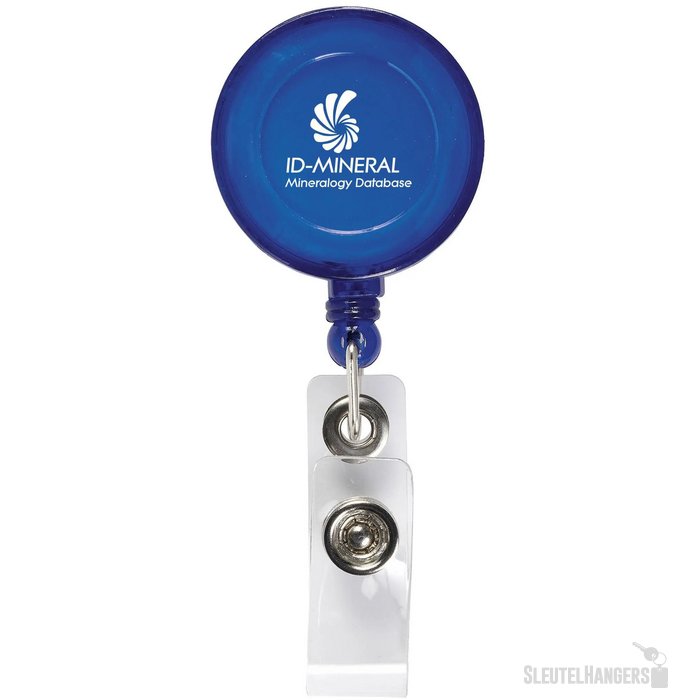 Badgeclip Badgehouder Transparant Blauw