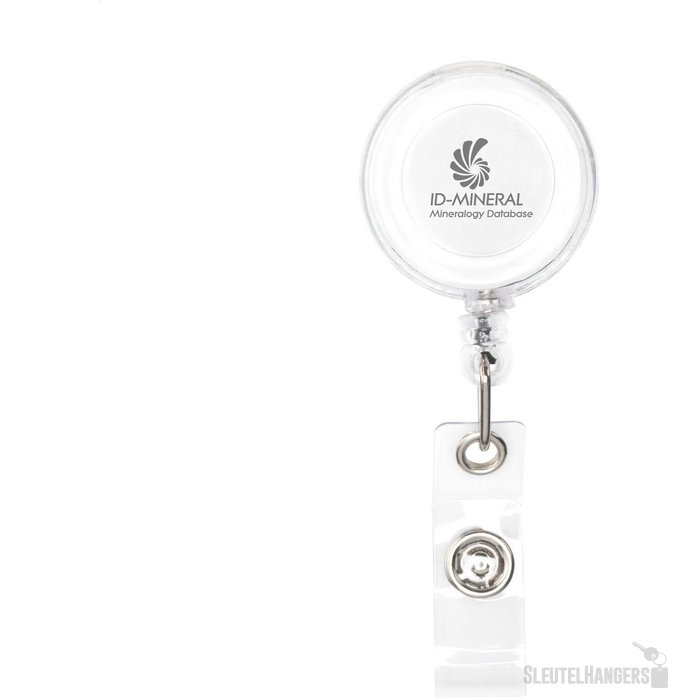 Badgeclip Badgehouder Transparant Wit