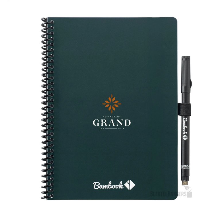 Bambook Classic Original Dot Grid Notebook A5 Forest Green