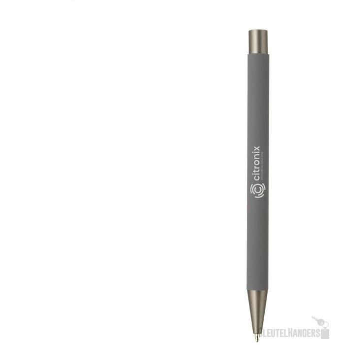 Brody Grs Recycled Alu Softtouch Pen Grijs
