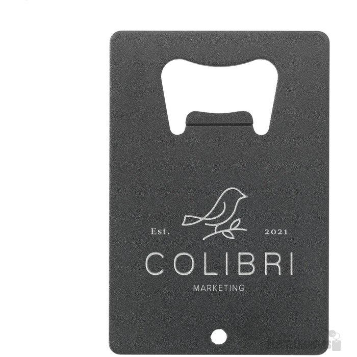 Carta Opener Grs Recycled Alu Flesopener Zwart