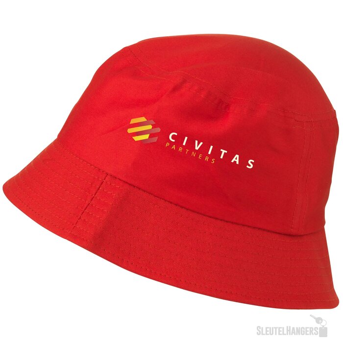 Champion Cotton Bucket Hat Hoed Rood