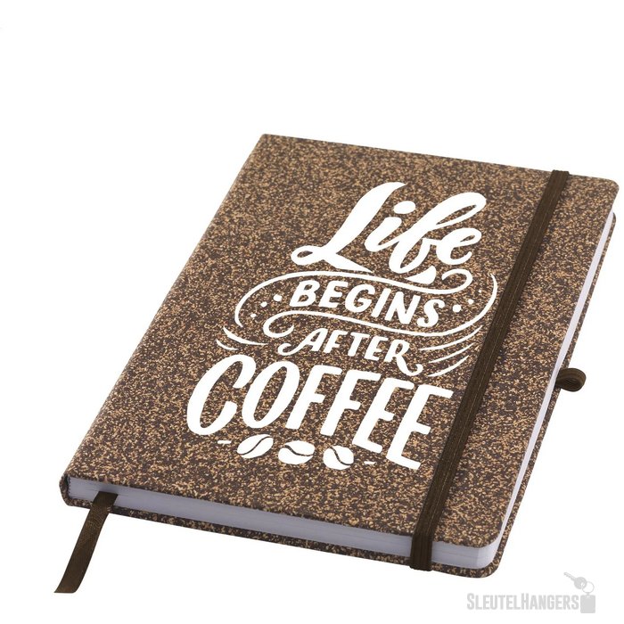 Coffeeground Cork Notebook A5 Notitieboek