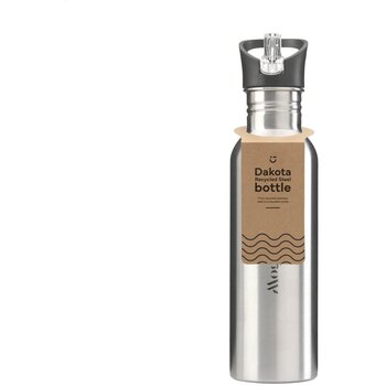 Dakota Rcs Recycled Steel Bottle 750 Ml Zwart