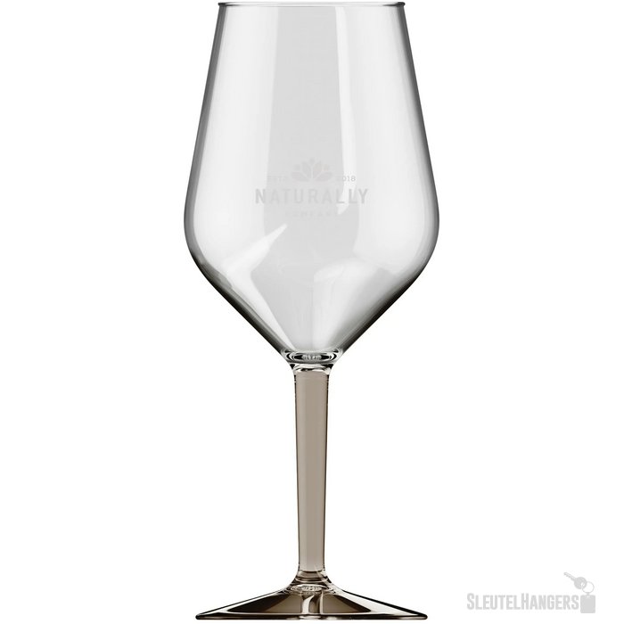 Happyglass Lady Abigail Trans Wijnglas Tritan 470 Ml Transparant Grijs