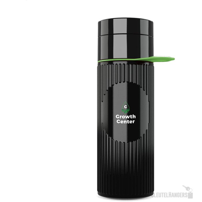 Join The Pipe Atlantis Ring Bottle Black 500 Ml Zwart/Groen
