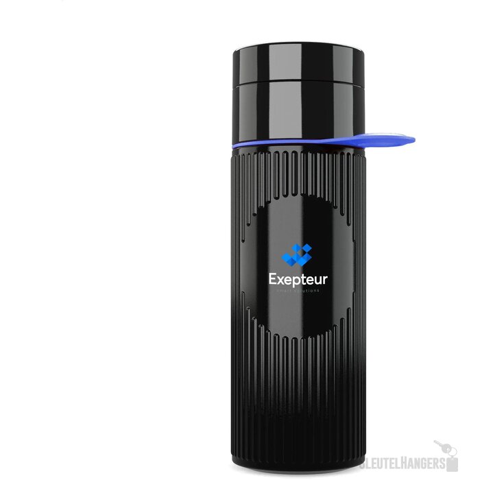 Join The Pipe Atlantis Ring Bottle Black 500 Ml Zwart/Blauw