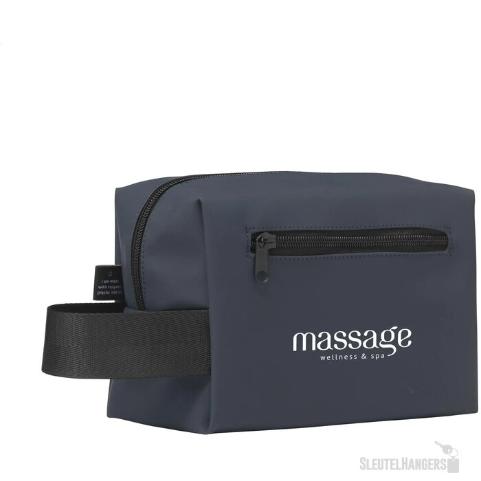 Lennon Rcs Recycled Toiletry Bag Blauw