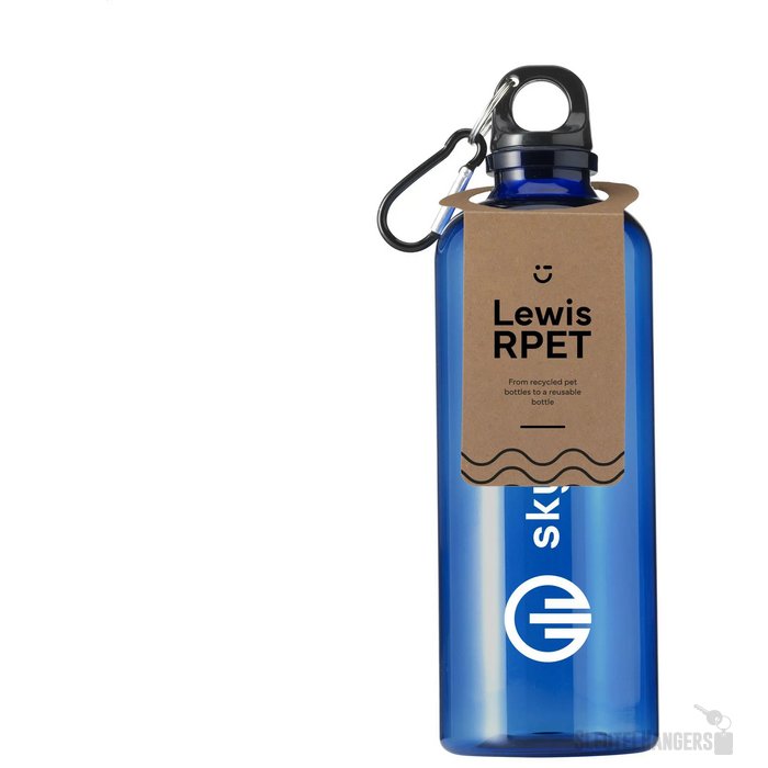 Lewis Rpet Bottle 630 Ml Waterfles Blauw