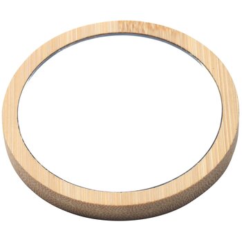 Make-Up Mirror Bamboo Spiegeltje Houtbruin