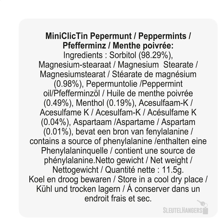 Mini Clictin Pepermuntjes