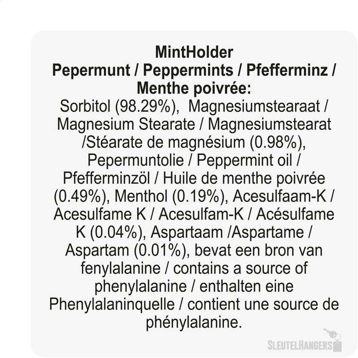 Mintholder Pepermuntjes