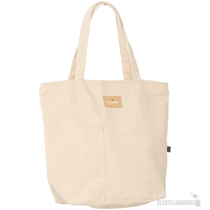 Monna Grs Beach Bag (450 G/M²) Strandtas Beige