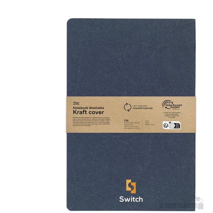 Notebook Grs Washable Kraft Cover A5 Notitieboek