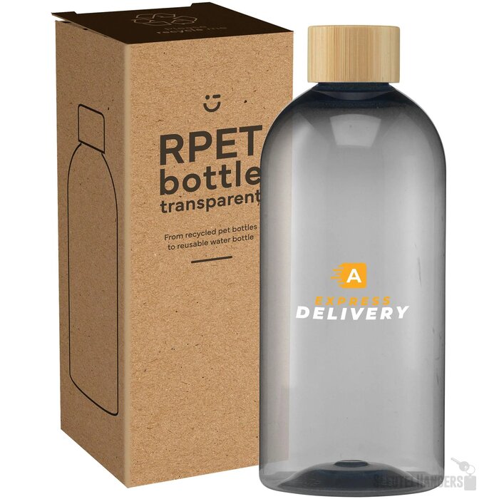 Rpet Bottle 500 Ml Waterfles Zwart 500 ml 500 ml