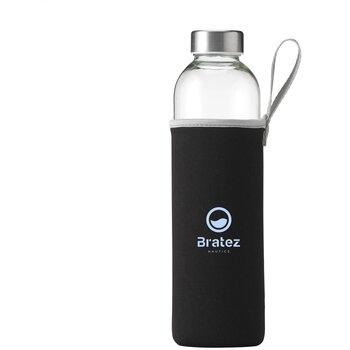 Senga Glass 750 Ml Drinkfles Zwart