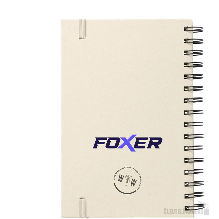 Sugarcane Bagasse Spiral Notebook A5 Notitieboek