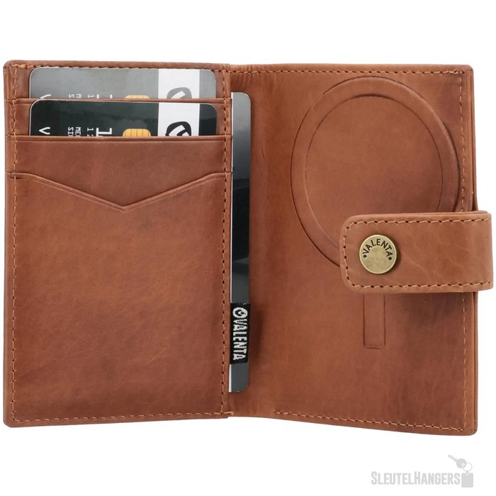 Valenta Card Wallet Leather Magsafe Luxe