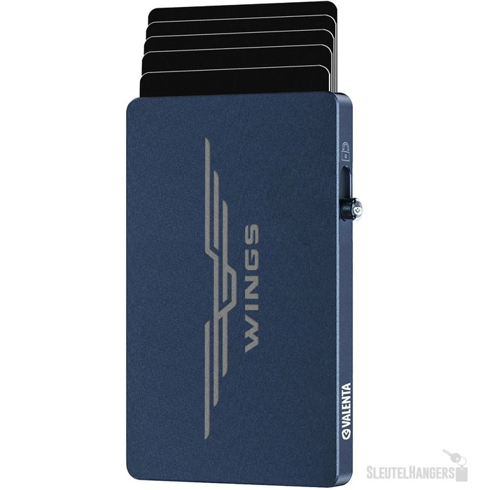 Valenta Cardprotector Aluminium Magsafe Blauw