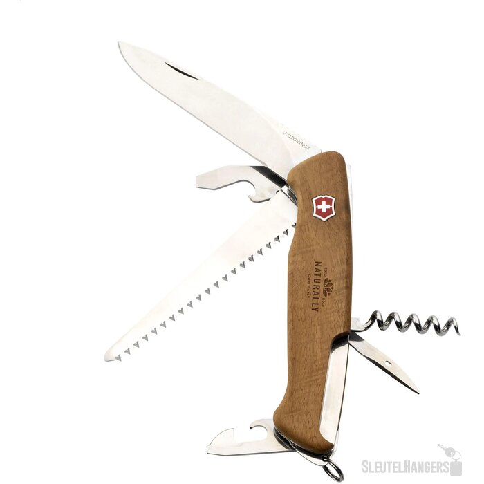 Victorinox Ranger 55 Wood Zakmes Bruin
